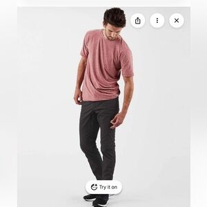 Vuori Men's Ripstop Climbers Pant. Charcoal